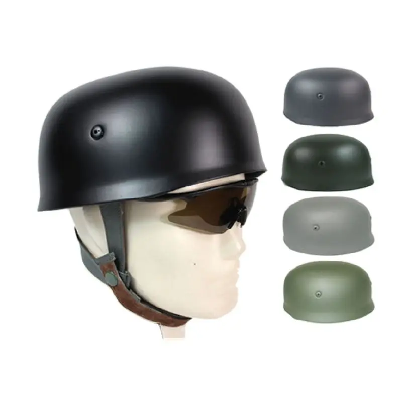 Вторая мировая война M38 шлем ПАРАШЮТИСТА Стальной + крепление на многоцветный