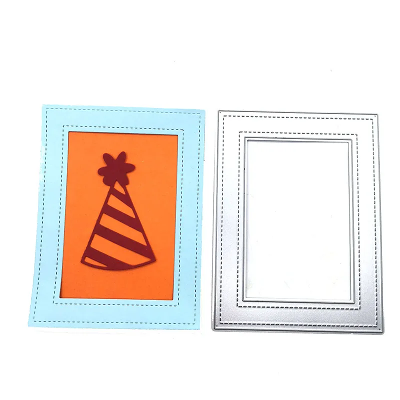 Металлическая Рамка Julyarts трафарет для изготовления открыток скрапбукинга