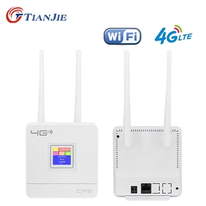 4g lte cpe wifi router unlock 3g mobile hotspot wanlan port dual external antennas gateway with sim card slot ethernet modem free global shipping