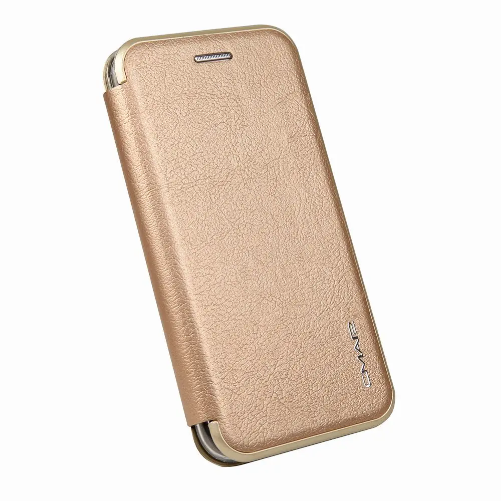 Золотой Роскошный кожаный флип-чехол для samsung Galaxy S10 S9 S8 Plus S10E 5G S7 Edge, слот для карт, чехол-кошелек для Galaxy Note 10 9 8 Plus - Цвет: Золотой