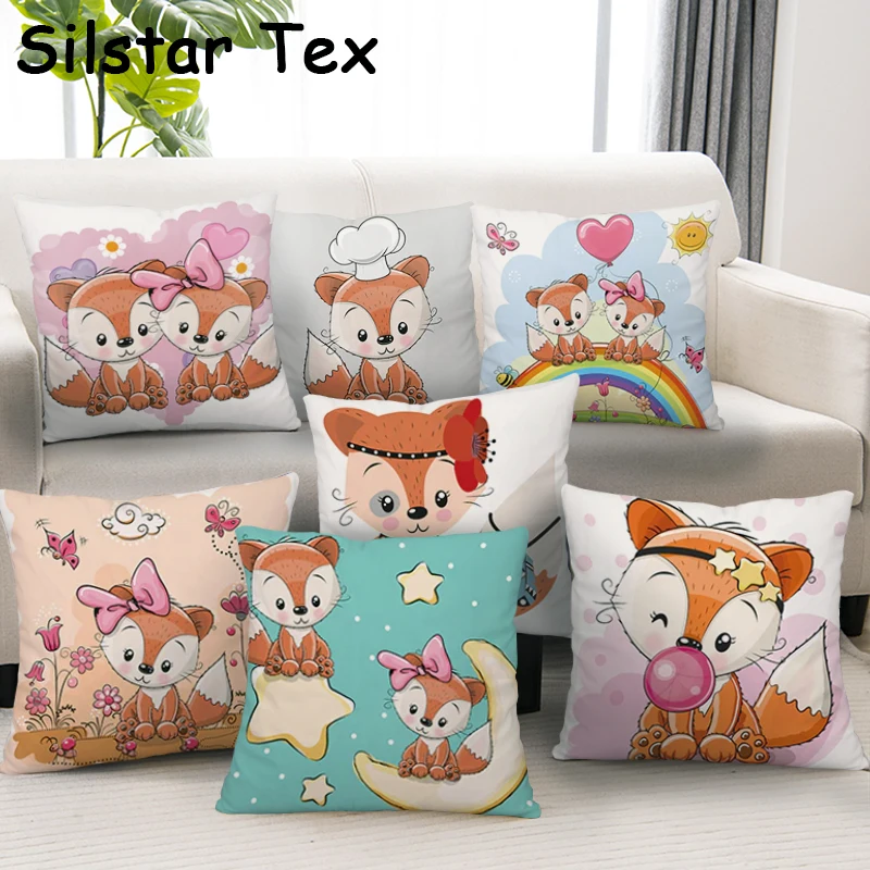 Silstar Tex праздничная бижутерия для женщин печать Подушка Чехол 45*45 пара Спальня