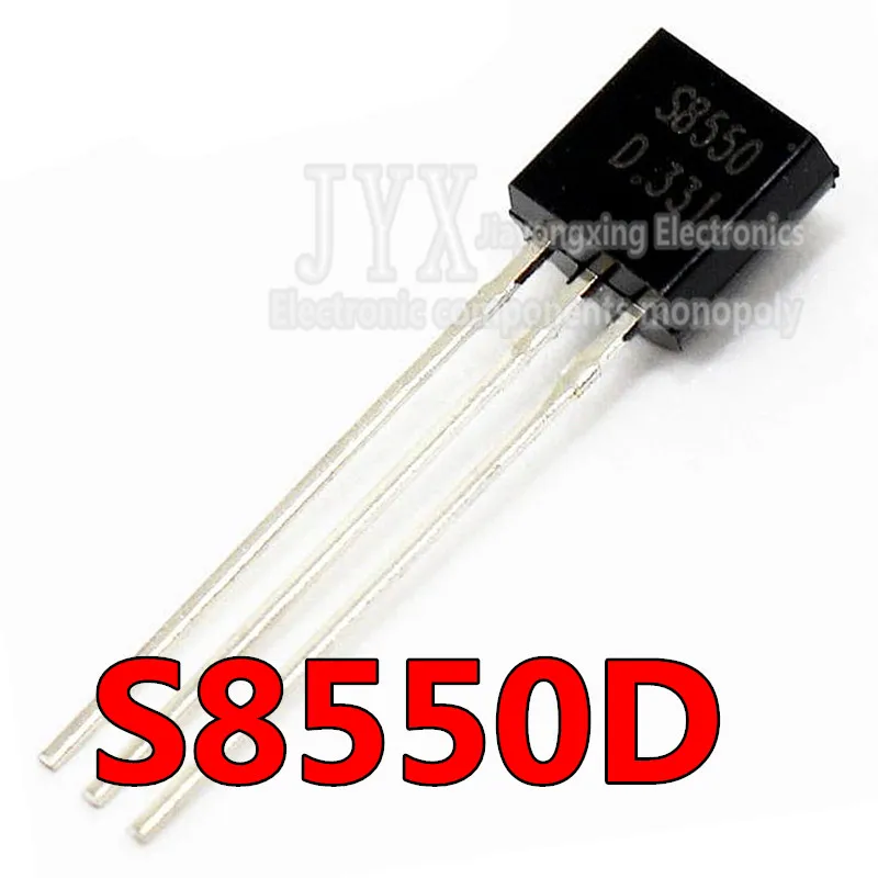 100 шт. S8550 TO92 S8550D TO 92 8550 транзистор (PNP) 0.5A 40V Новый и оригинальный|Интегральные