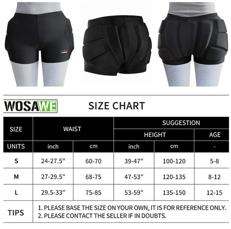 

WOSAWE Back Protector for Kids' Sports Vest Wear Spine Chest Protetcion Back Bandage Roller Elbow Kneepads Jackets Kit Suit