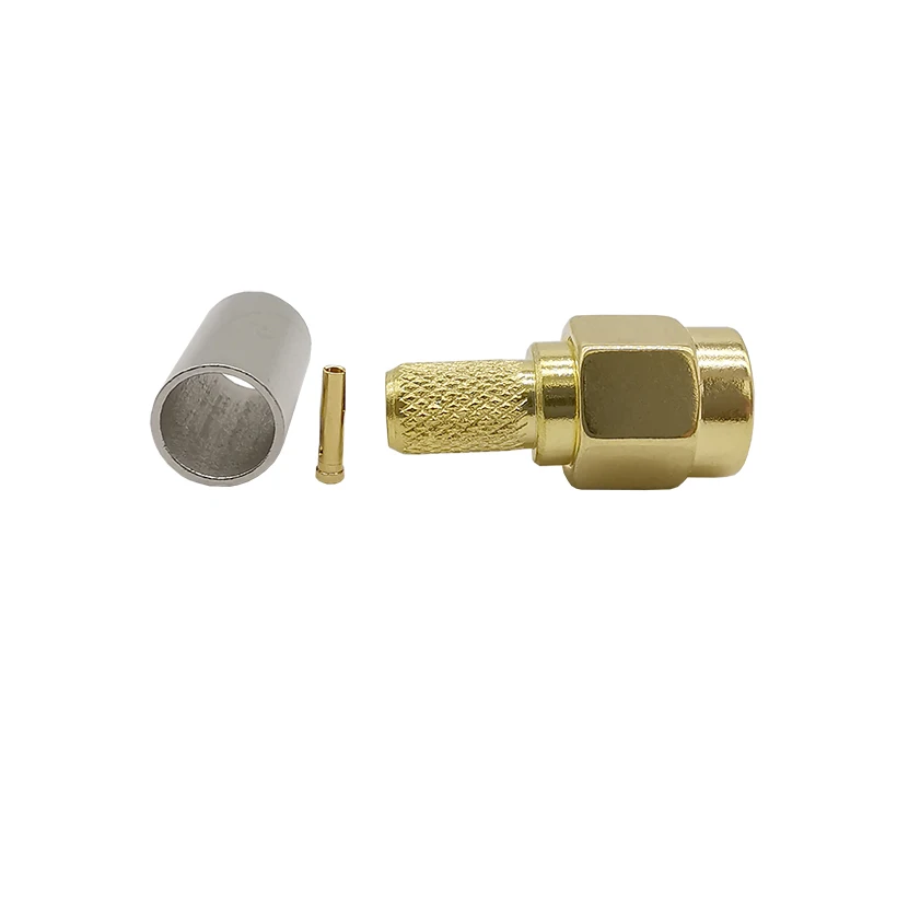 RG58 RG142 RG400 LMR195 с золотым покрытием 10 шт. 30 100 шт.|rf connector|rf plug |