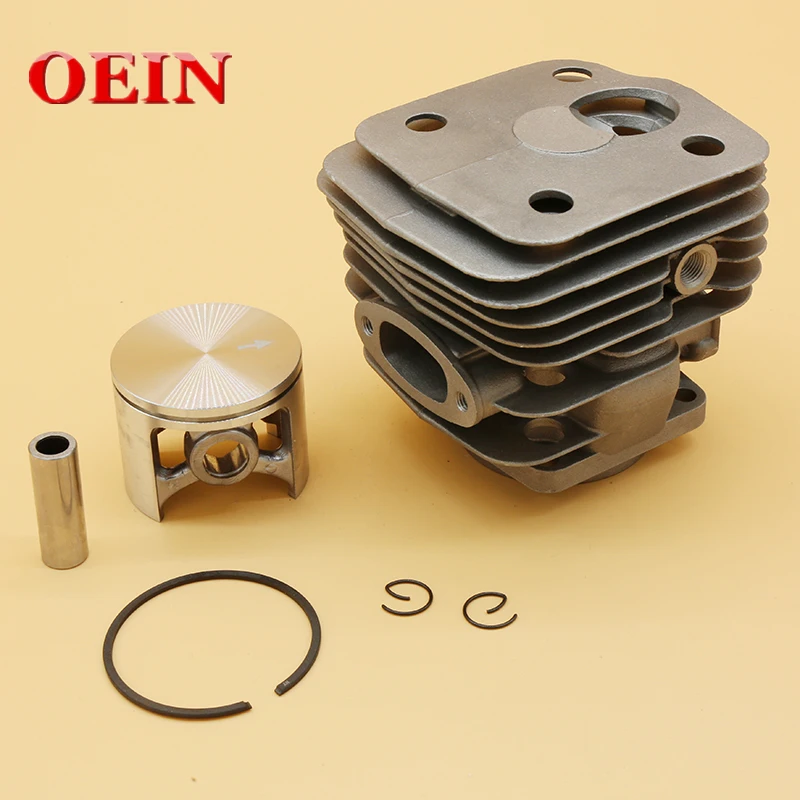 

54mm Cylinder Piston Fit For Husqvarn 181 281 281XP 288 288EPA 288XP Gas Chainsaw Parts # 503907471 503506302 503506301