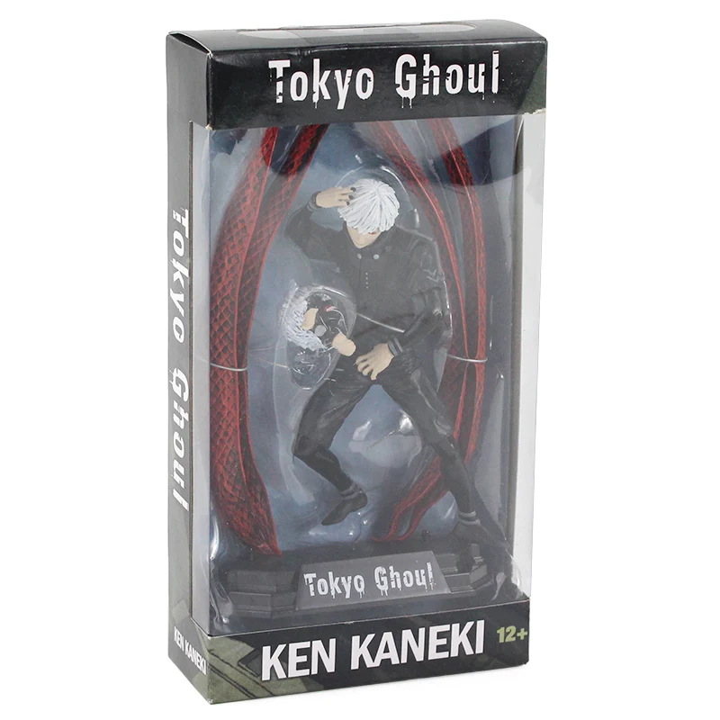 17 см с надписью «Tokyo Ghoul Ken Kaneki игрушки McFarlane фигурка манга Японская статуэтка из ПВХ Рисунок с надписью «Tokyo Ghoul статуэтки коллекционные модели игрушки