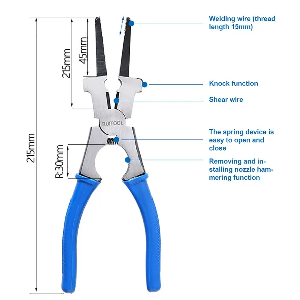 Многофункциональные плоскогубцы для резки сварки проводов Обжимные Щипцы ручка
