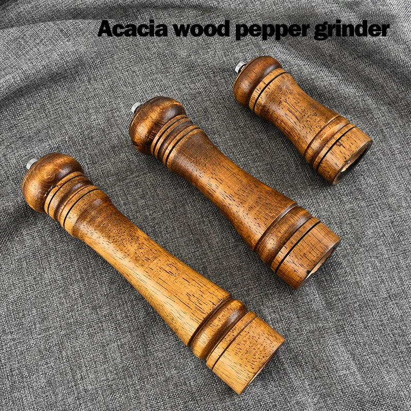 Мельница для соли и перца Leeseph мельница из твердой древесины с сильным