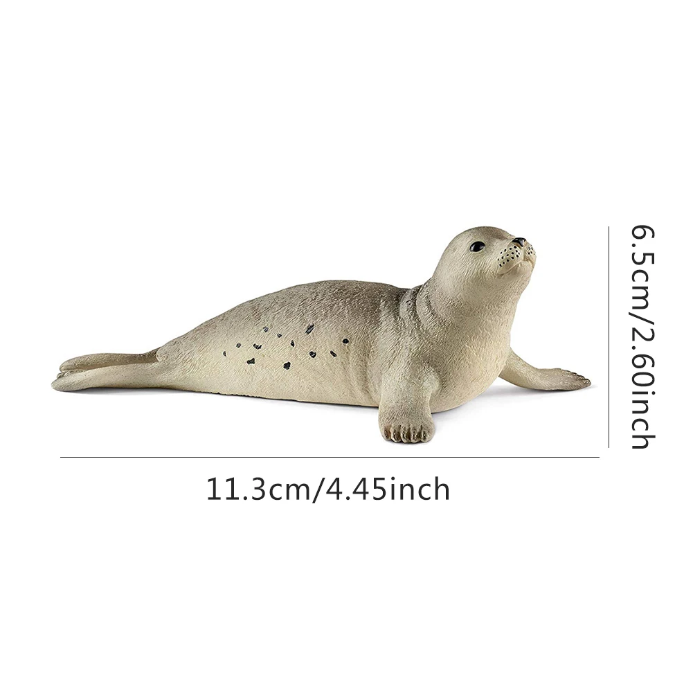 

4.5inch Seal Arctic Wild Life Figurine Toy Figures Model Desktop Ornaments Collection Decoration Toys For Children Kids Adults