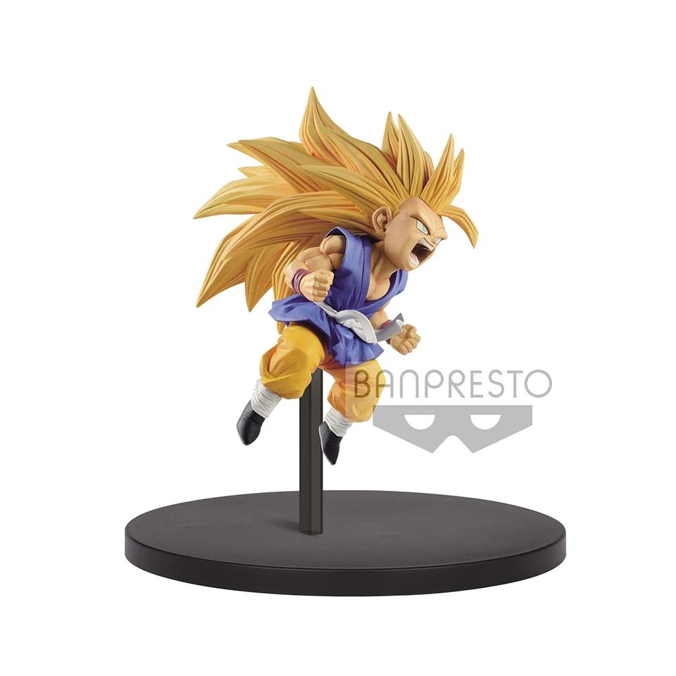 FES 10 Goku SSJ3 Tronzo Оригинальные фигурки Dragon Ball Banpresto Broly Goku Vegeta Gogeta Zamasu ПВХ Фигурки игрушки Супер Saiyan Фигурки игрушки - Цвет: FES 10 Goku SSJ3
