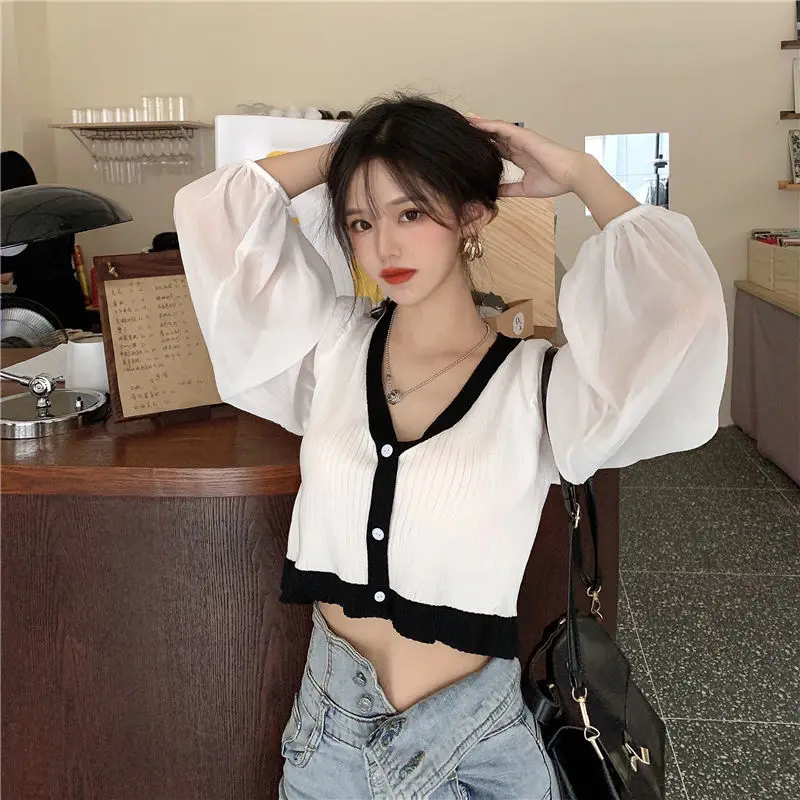 

Женские свитера, кардиган, сезон осень-зима, нежный стиль, вязаная одежда для женщин, верхняя одежда, топы с длинным рукавом, женские свитера