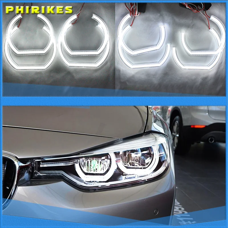 

DTM Style Crystal LED Angel Eyes Halo Rings Light kits For BMW X3 F25 2010-2014 Halogen Headlight Car styling 2013 2012 2011