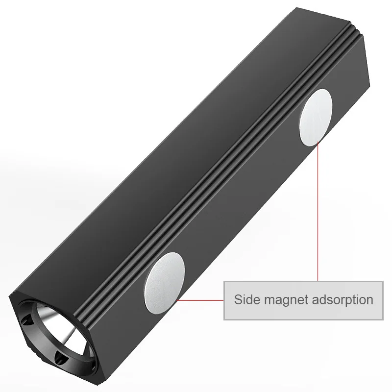 

T6 LED Flashlight Strong Light COB Side Lamp Torch USB Charging Outdoor Camping Lighting Magnet Working Lamp