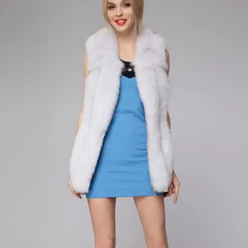 Меховые 2019 зимние женские пальто из искусственного меха жилет меховые жилетки