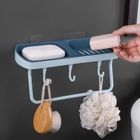 portable drain suction cup soap dish bathroom storage rack sponge holder wall mounted plastic box container home supplies