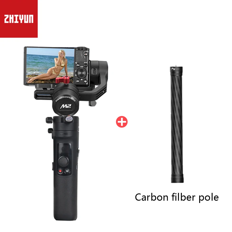 Белый ZHIYUN кран M2 3-осевой разных цветов с шарнирным соединением для смартфона Для беззеркальных камер смартфонов OSMO действие стабилизатор vs Feiyu G6 плюс DJI Ronin S Max мы собрали воедино - Цвет: Белый