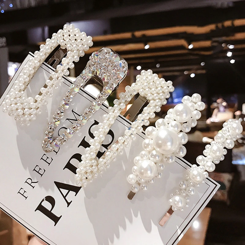 Женские заколки для волос с искусственным жемчугом новые корейские