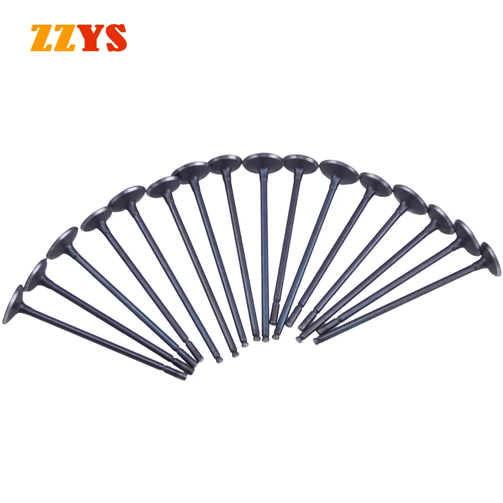 Впускной клапан мотоцикла 400 куб. См и выпускной стержень клапана для Honda CB400 CB 2001