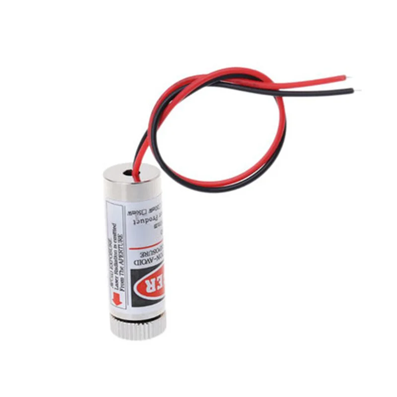 650 нм 5 мВт регулируемая лазерная головка красная точка/линия/Крест лазерный