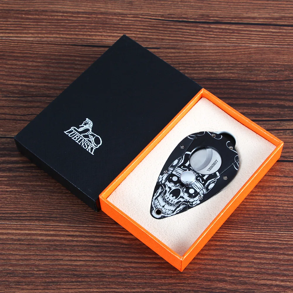 Карманный Каттер для сигар LUBINSKI портативная гильотина острое лезвие из