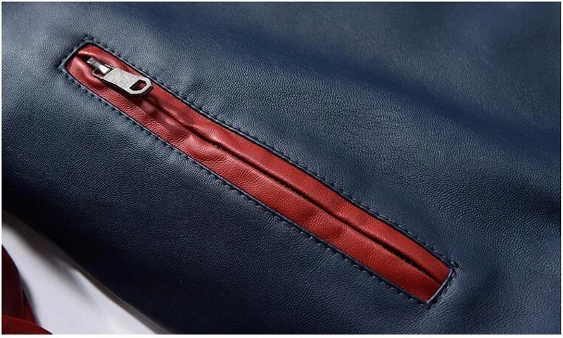 Мужская ветровка вышитые кожаные пальто из ПУ slim fit колледж флис Роскошные Летные Куртки мужские Стенд воротник верхняя куртка пальто