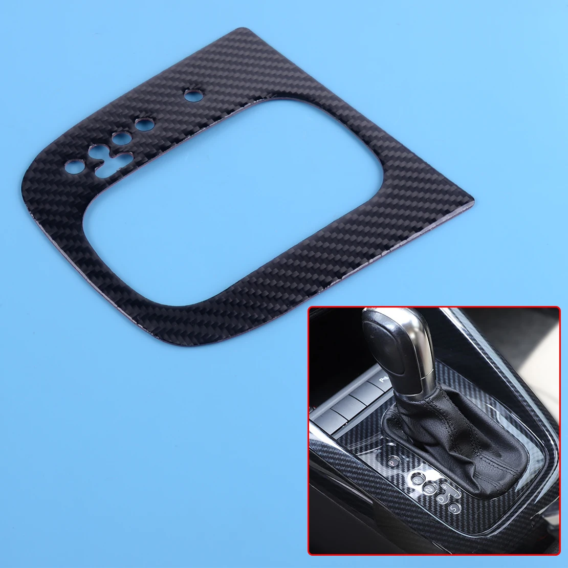 Стильная внутренняя центральная консоль из углеродного волокна и эпоксидной