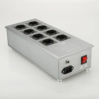 viborg ve80 hifi power filter plant schuko socket 8ways ac power conditioner audiophile power purifier with eu outlets