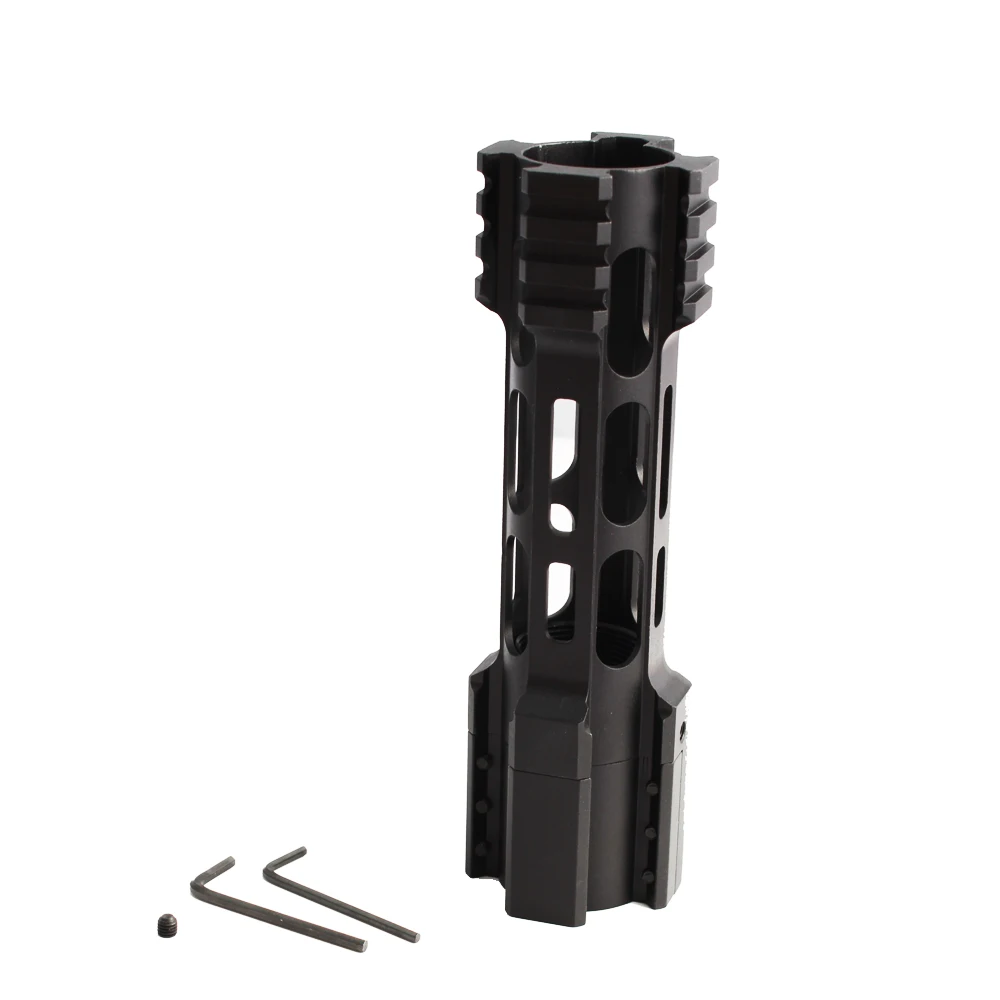 Magorui 7 10 12 15 дюймов M4/M16 AR15 бесплатно поплавок M-Lok Quad Rail Handguard Пикатинни со стальной бочковой гайкой