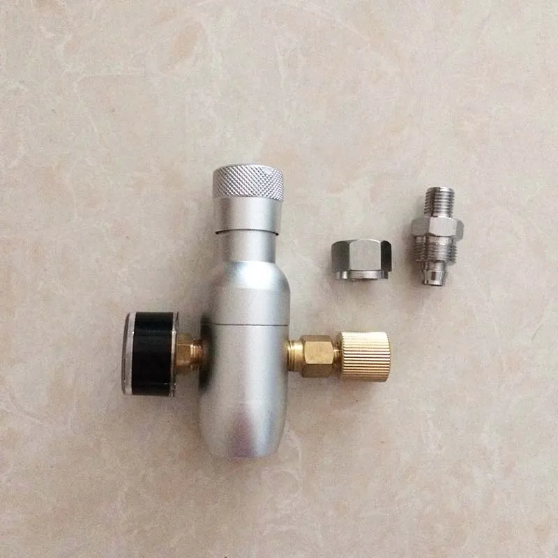 Регулируемое СО2 зарядное устройство, мини со2 регулятор, Kegging зарядное устройство со специальным газовым шланговым разъемом(без шланга