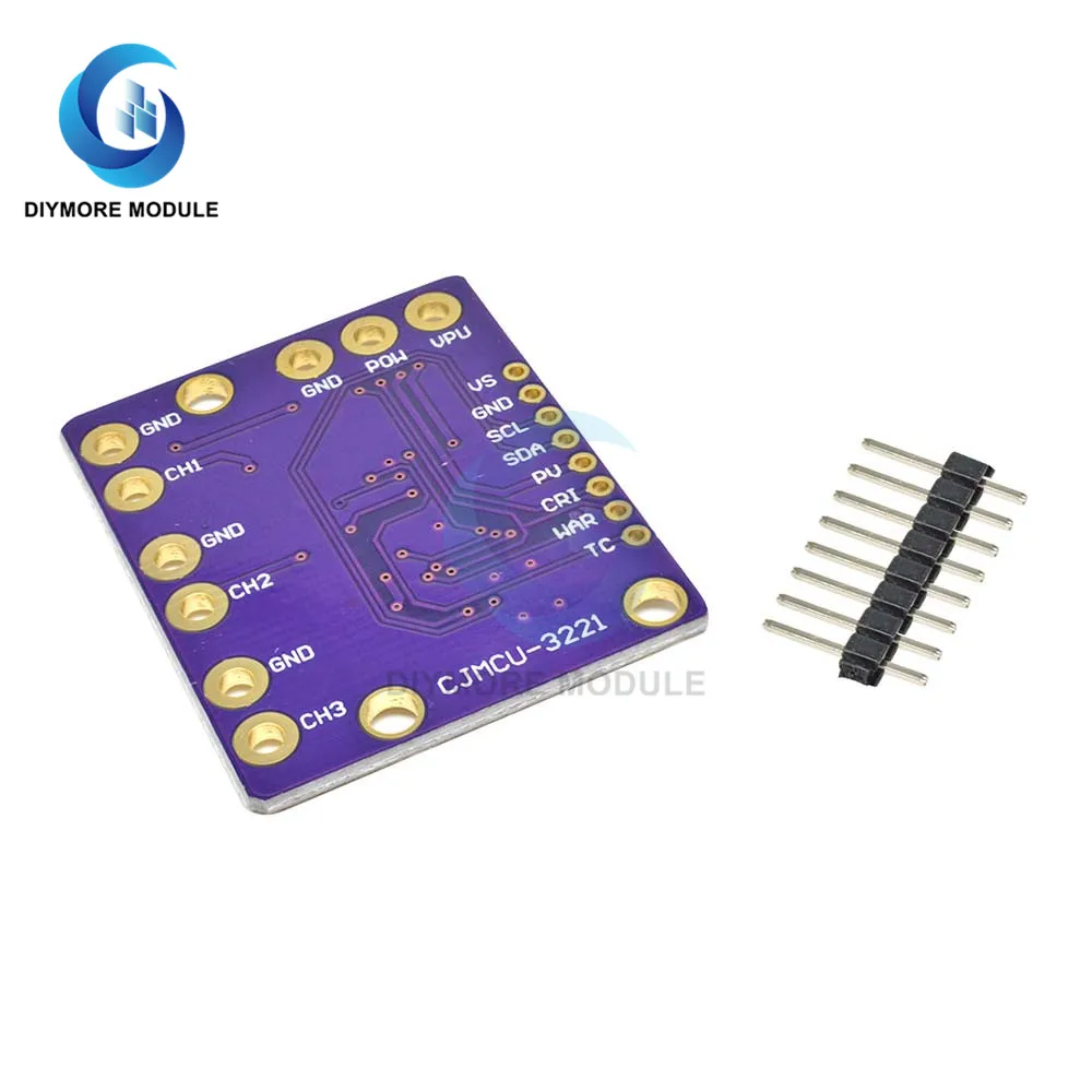 Плата питания INA3221 трехканальный шунтовый Датчик тока монитор напряжения I2C