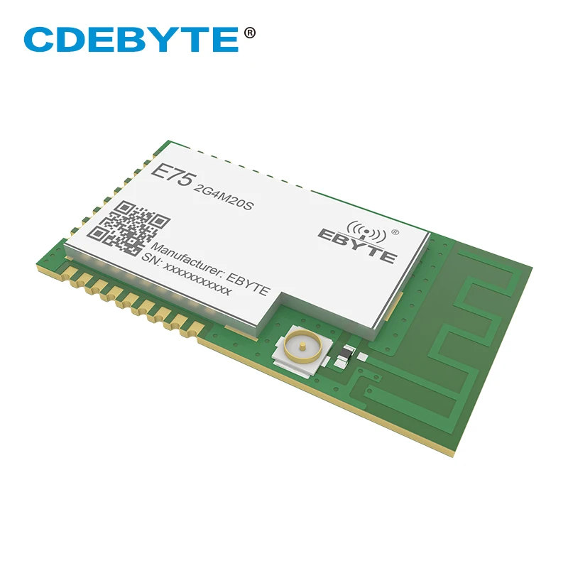 JN5168 Zigbee CDEBYTE E75 2G4M20S 2 4 ГГц 100 мВт беспроводной передатчик приемник SMD 20dBm PCB IPEX
