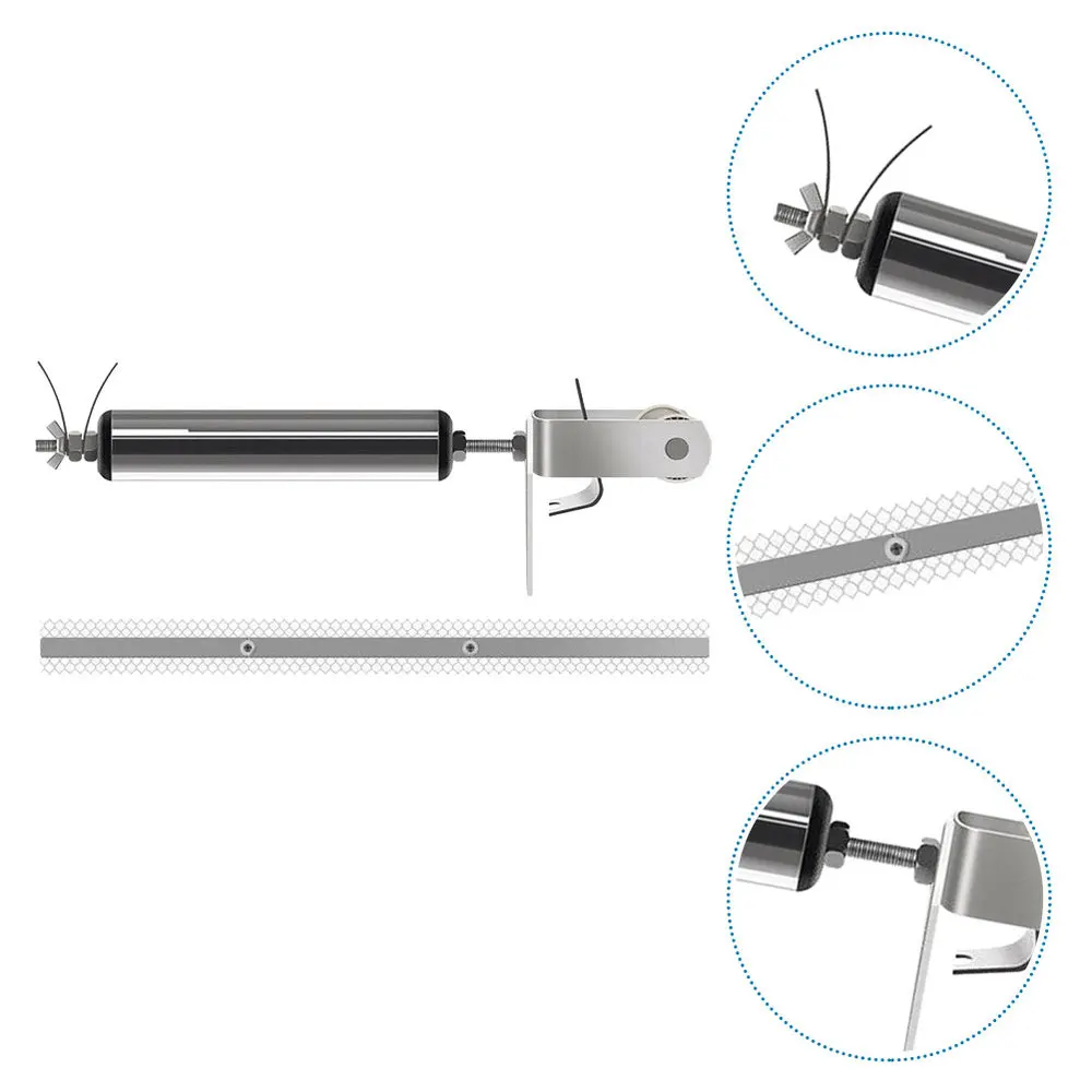 

1 Set of Stainless Steel Rat Trap Capture Tool Set Home Mousetrap (Silver)