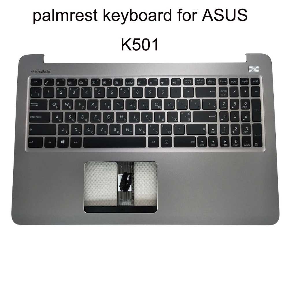 UA RU Palmrest backlight keyboard pc for Asus K501 K501LB K501UB K501UQ A501 Ukrainian notebook keyboards topcase 9Z.N8SLQ.Q01
