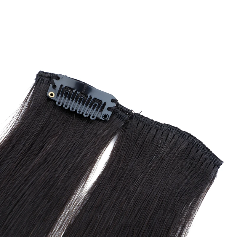 Leshine Remy прямые человеческие волосы для наращивания на заколках 100% 7 шт./компл.