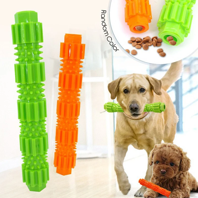 

Dog Chew Toy Pet Teeth Cleaning Toy For Small Dogs Puppy Toys Dog Toothbrush Dog Leaking Food Funny Interactive Toys
