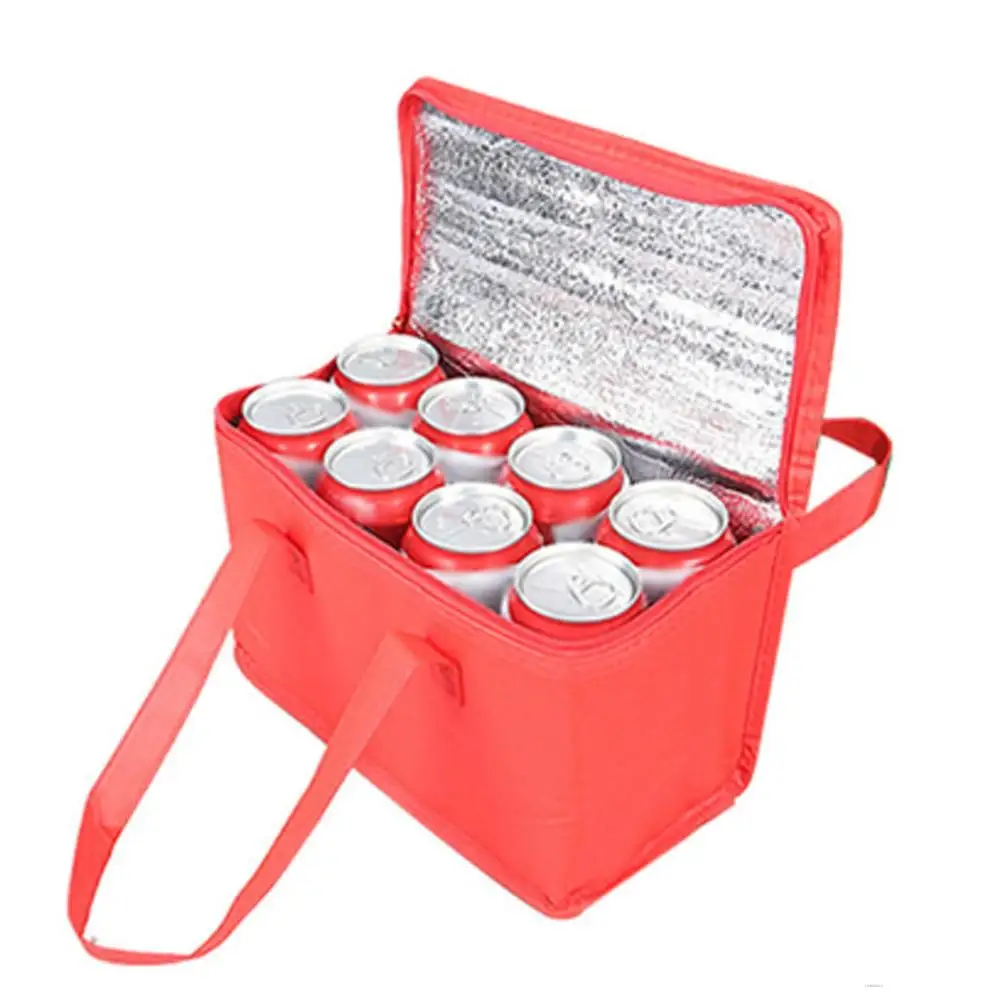 

Oxford Food Thermal Bag Lunch Picnic Cooler Box Portable Drink Carrier