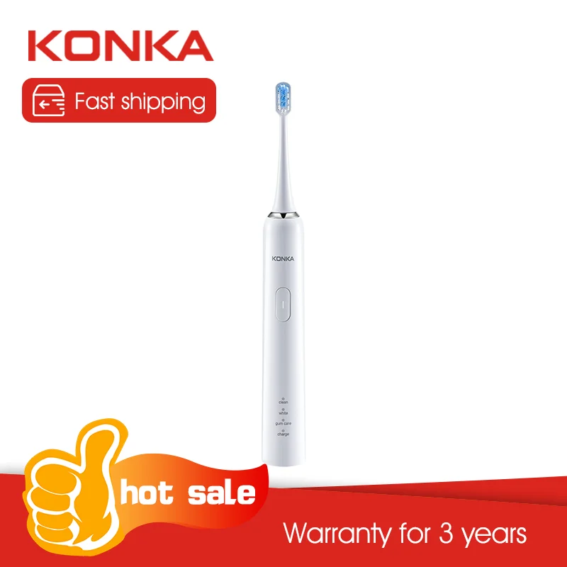 Электрическая зубная щетка KONKA Escova de dente USB smart Cepillo electrico dientes ультразвуковая
