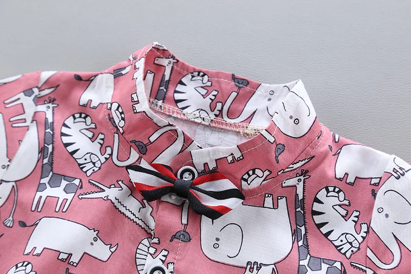 Новинка одежда для маленьких мальчиков джентльменов футболка с коротким рукавом