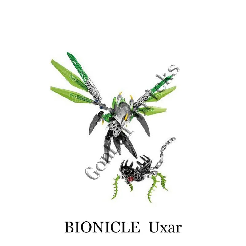 609-1 BIONICLE Mask Maker VS Skull Grinder Биохимический Воин Строительный блок Набор роботов Модель Кирпичи совместим с 70795 детские игрушки - Цвет: 609-1