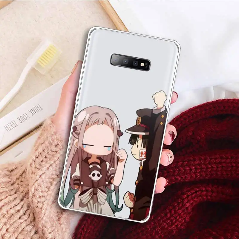 

Toilet bound Hanako kun Anime Phone Case Transparent for samsung A 21s 50 71 S 8 9 20 20fe note 10 20 ultra plus