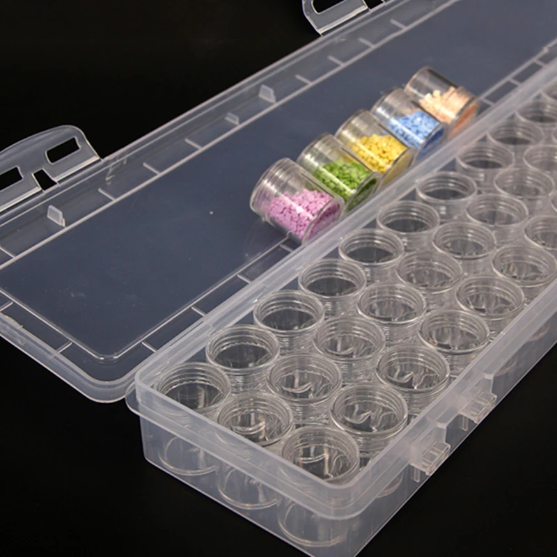 Ящик для хранения аксессуаров 39 бутылок инструменты вышивки картин со стразами