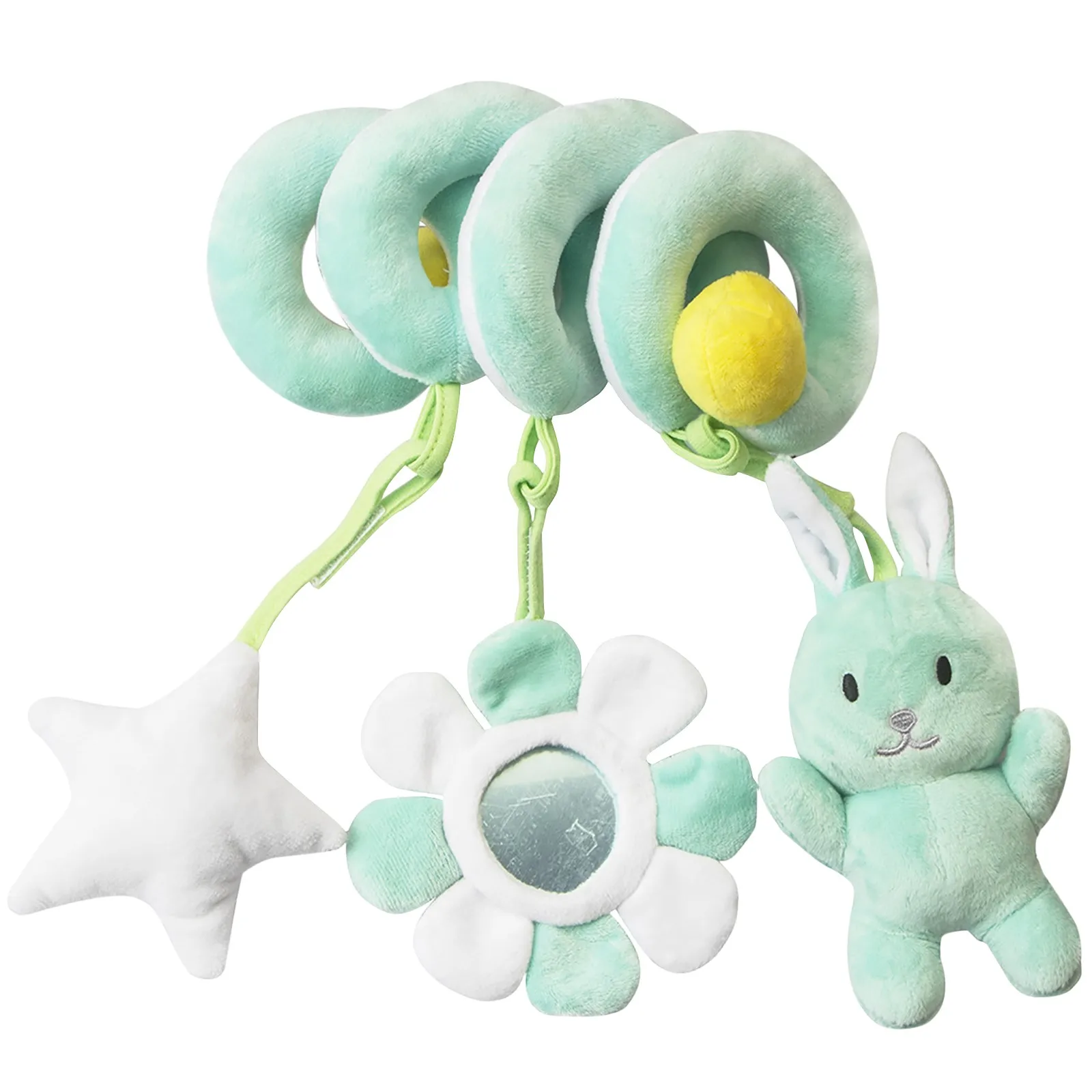 

Babies Accessories Newborn Baby Infant Rattles Plush Cute Animals Hanging Bell Stroller Toys Cart Seat Doll Interactive Toys