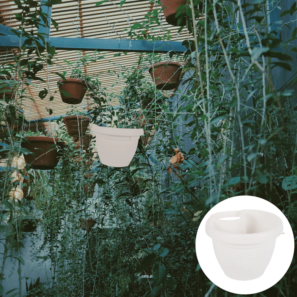 

2pcs Wall-mounted Plant Pot Useful Flower Holder Practical Hanging Planter