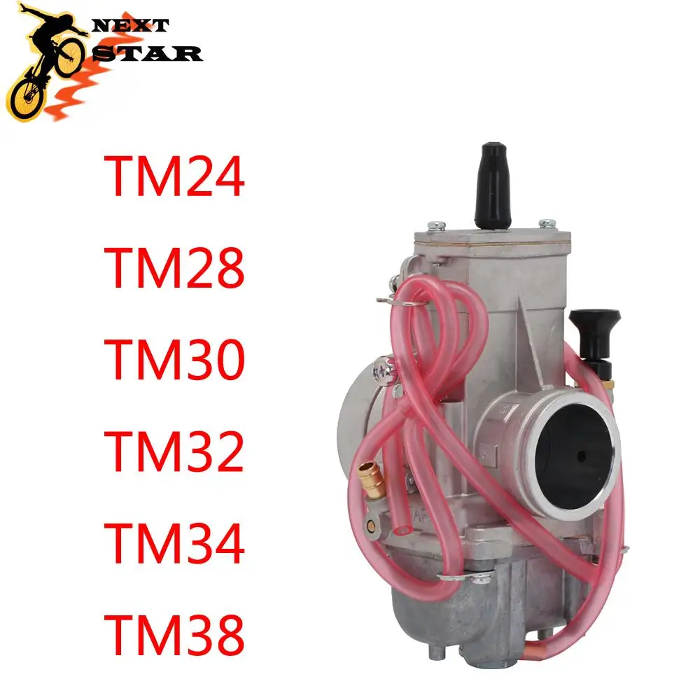 

Motorcycle TM24 TM28 TM30 TM32 TM34 TM38 TM Flat Slide Carburetor Carbs For Mikuni KAWASAKI KX125 KX150 ATV YAMAHA Universal