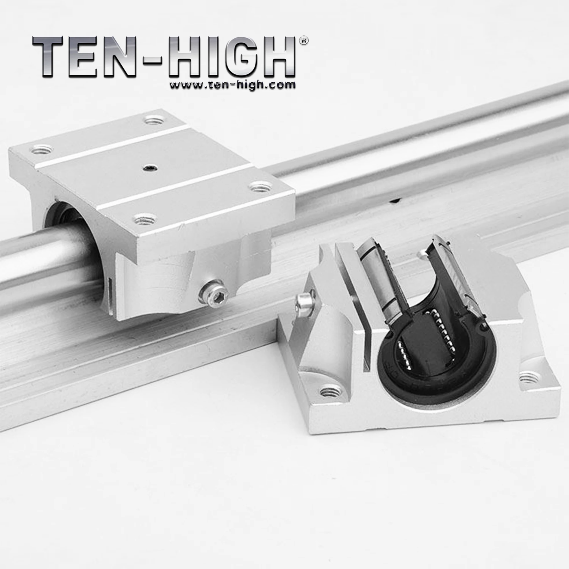 Линейный направляющий блок с рельсом Ten-high TBR20 1PCS 12 мм и 2PCS TBR20UU/LUU для запчастей фрезерных станков CNC с бесплатной доставкой.