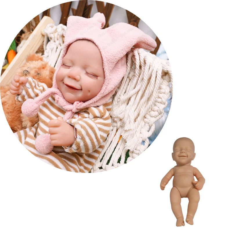 12 дюймов Мини Bebe Reborn улыбка апреля новорожденных с изображением леса цветов и все