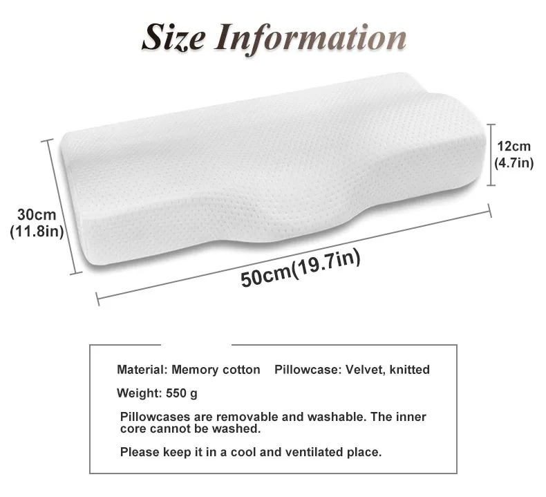 YR Memory Foam постельные принадлежности Подушка для защиты шеи сна медленный отскок Memory Foam подушка-бабочка здоровье затылочный шейный