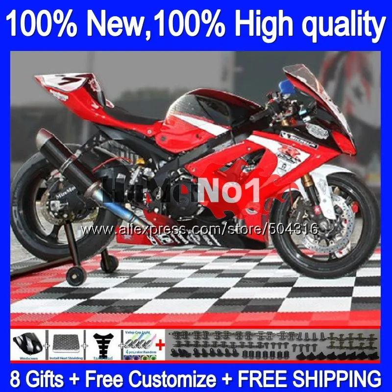

Body For SUZUKI GSX R1000 GSXR-1000 GSXR 1000 CC 2007 2008 Gloss Red 22MC.92 K7 1000CC GSX-R1000 07-08 GSXR1000 07 08 Fairing