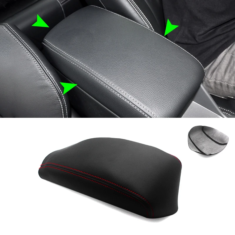Per Honda Civic 9th Sedan 2012 2013 2014 2015 pelle microfibra interni auto controllo centrale bracciolo Box Cover Sticker Trim