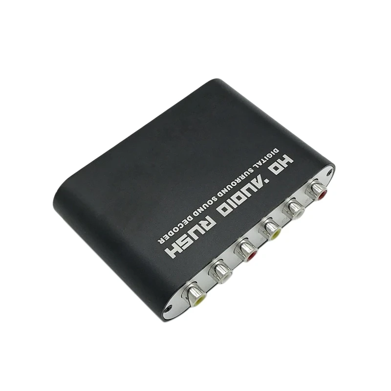 3.5 AUX Coaxial Digital-To-Analog Conversion 6 RCA HD Audio Rush 5.1 Decoder | Электроника